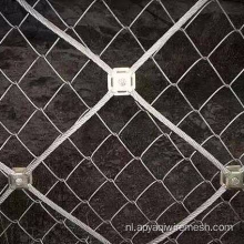hellingsbescherming mesh netting stalen kabel gerold net